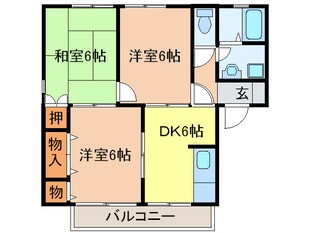 セジュ－ルＩＮＯＵの物件間取画像